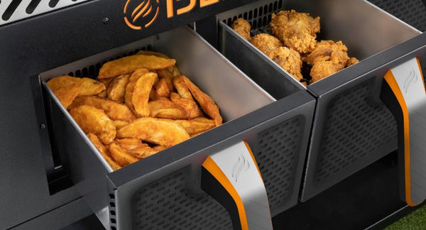 Blackstone 2-Burner 28" Griddle with Electric Air Fryer and Hood