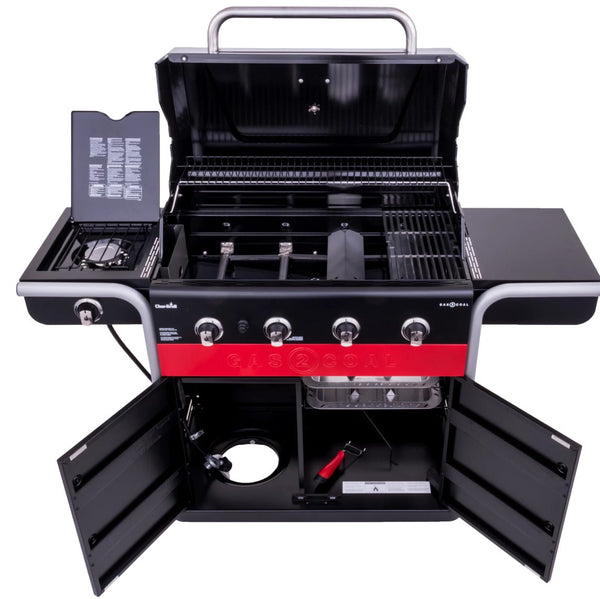 Char-Broil Gas2Coal 4-Burner LP Gas & Charcoal Outdoor Combination Grill